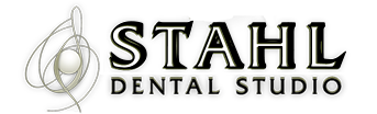 The image is a logo with the text STAHL prominently displayed, suggesting it may be associated with a dental studio.