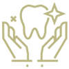 The image is a pixelated graphic featuring two stylized human figures, one standing and the other sitting, with a dental emblem between them. The background is not distinctly visible due to the low resolution of the image.